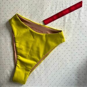 Left on Friday Throwback Bottom | size S | Sour [chartreuse] | BNWT